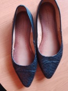 Buty damskie baleriny maciejka skóra naturalna 36