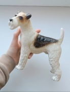 Figurka vintage Fox Terrier COOPERCRAFT Anglia porcelana