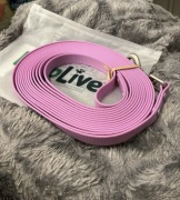 Smycz hexa długa 5m pvc wodoodporna liliowa mocna