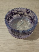 Świecznik fioletowy 