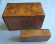 Pudełko do kart duże i małe na kości