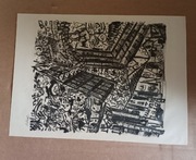 Paul Gangolf 1879 - 1936 stara grafika 