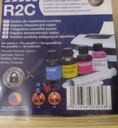 Tusze kolorowe. Zestaw do napełniania kartridży