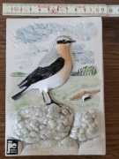 Płytka ceramiczna z ptaszkiem, Jie Gantofta, vintage