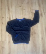 Czarny sweter na koszulę lub polóweczkę, Marks&Spencer r.116 (5-6lat)