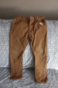 brązowe spodnie George 6/7 lat 116/122