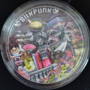 5 $ Silkpunk the punk Universe 2 oz Ag 999 2022