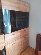 Komoda Wysoka z litego dębu 200 cm wysokość