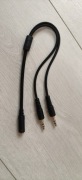 Audio Redukcja, Kabel adapter audio splitter Jack 3,5Mm F-2x Jack3,5M