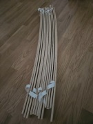 Stelaż listwowy elastyczny 90 x 200 cm 2 sztuki