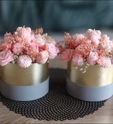 Ręcznie robiony Flowerbox ze świec sojowych! Idealny prezent! Rozmiar M+