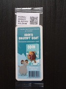 Odyn gra planszowa Odin's Grumpy Goat Promo karta