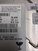 IBM dyski SCSI 10000 rpm.