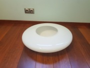 Klosz do lampy wiszącej UFO 60cm biały połysk