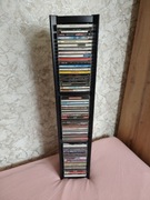 REGAŁ STOJAK NA PŁYTY CD ORGANIZER 60 SZTUK