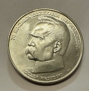 Piłsudski  50000 1988 19,3 gram Ag 0,750