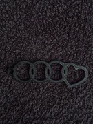 Brelok Audi Serce V2 - Druk 3D - Czarny