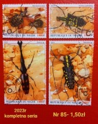 Znaczki fauna:85: owady- Niger 2023r 
