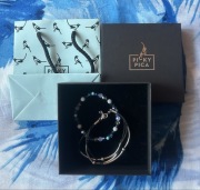 Bransoletka stan idealny rzemyki i srebro 925 19/20 cm i gratis