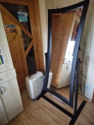 Lustro metalowa rama