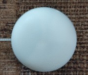 Biały szklany klosz do plafonu 