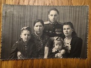 Zdjęcie majora S.P. Krawcowa. Ordery BKZ  (1963) 