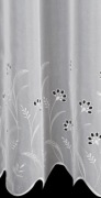 firana haft ażurowy kółka dł. 100 szer. 250 