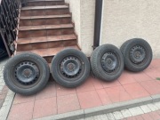 4 opony na felgach Michelin Alpin zimowe 195/65 15R