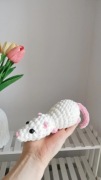 Szczurek na szydełku handmade, dekoracja