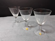 Kieliszki (3szt) Ichendorfer Glashütte (Vintage, lata 50./60.)