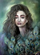 Obraz na płótnie EGO - Kobieta 60x80 cm