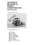 Katalog części Case 580 SUPER M 