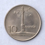 10 zł 1965 Kolumna Zygmunta VII Wieków Warszawy Stan !!!