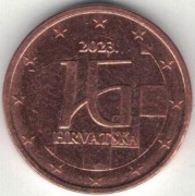 Chorwacja 1 eurocent 2023