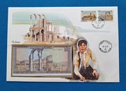 Koperta numizmatyczna z banknotem Liban