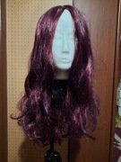 Peruka syntetyczna koloru wrzosowego