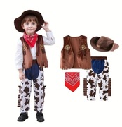 Kostium przebranie strój Kowboj Cowboy roz. 100 na 3-4 lata nowy hit
