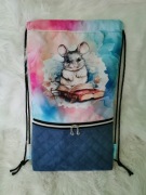 Workoplecak z motywem szynszyli