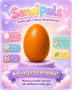 SensiPals Jajko Niespodzianka – Losowe Sensoryczne Zwierzątko - 8 modeli