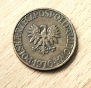 5 złotych PRL bez znaku mennicy 1976    (1 )