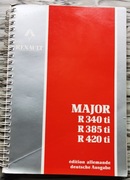 Renault Major R340 ti; R385 ti; R420 ti - instrukcja obsługi