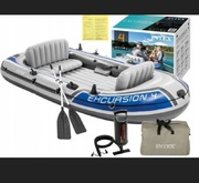 Wędkarski Super Ponton Excursion 4 pomka,wiosła