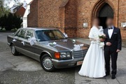 Mercedes S-Klasa W126 SEL auto samochód do ślubu 
