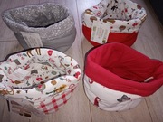 Nowy bawełniany koszyk na pieczywo 