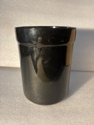 Czarny ceramiczny wazon