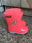 Cool Club, Kalosze Fisher-Price, żyrafa i zebra rozm. 20 wkładka 13 cm