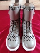 Artiker ażurowe botki skóra naturalna 38