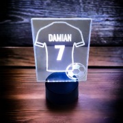 KOSZULKA PIŁKARSKA LAMPKA LED NOCNA 