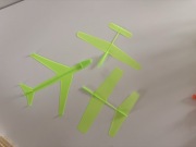 Samolocik 3D - komplet 3 sztuki 