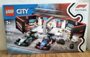 Klocki LEGO City Zestaw 60444 F1 Garaż bolidy Mercedes i Alpine 7+ 678pcs
